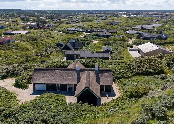 Thatched House At First Dune Row In Blokhus